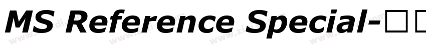 MS Reference Special字体转换